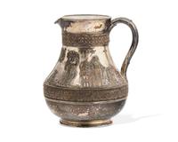 A Wedgwood Silver-on-Copper Mounted Pitcher