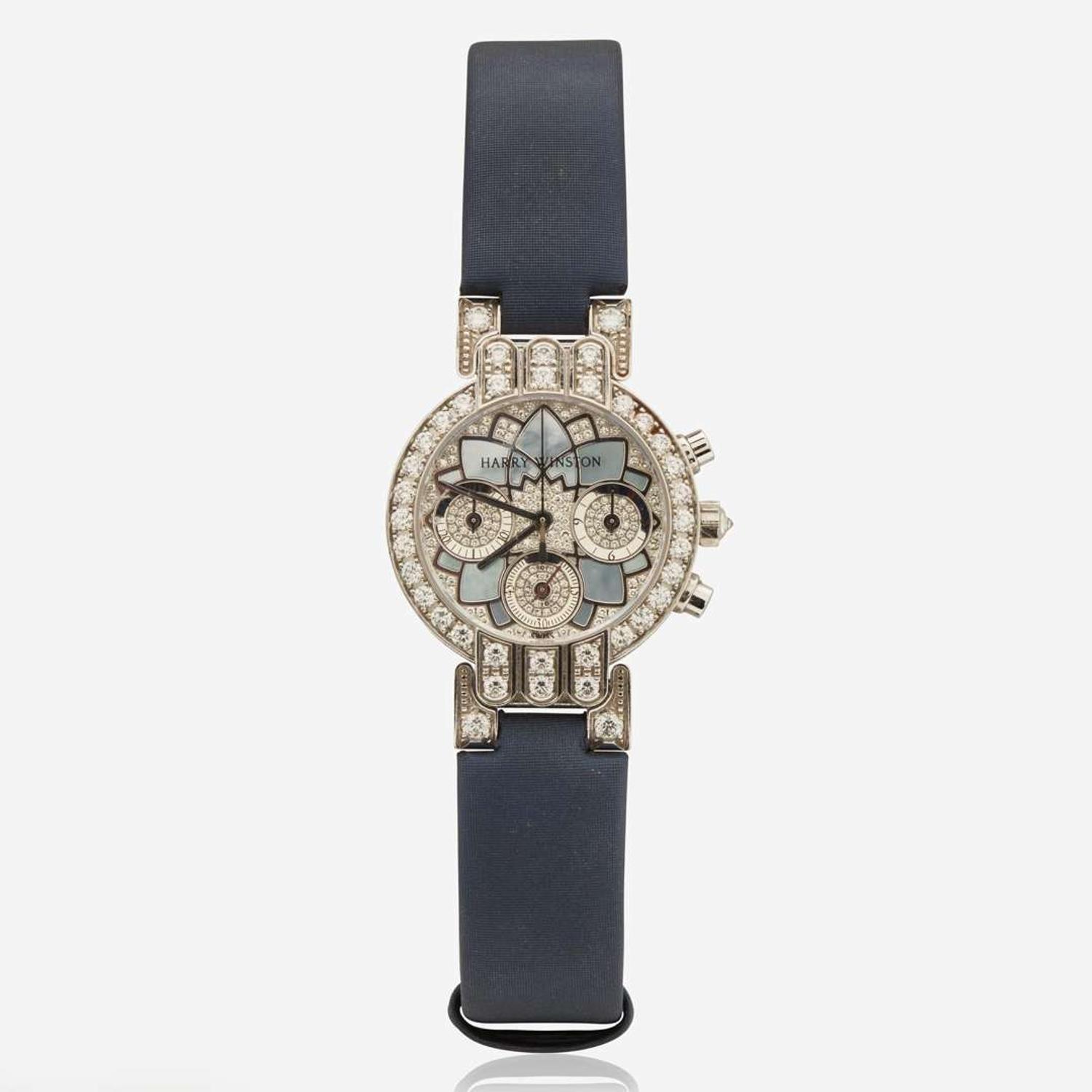 An 18K Harry Winston Premiere Chronograph