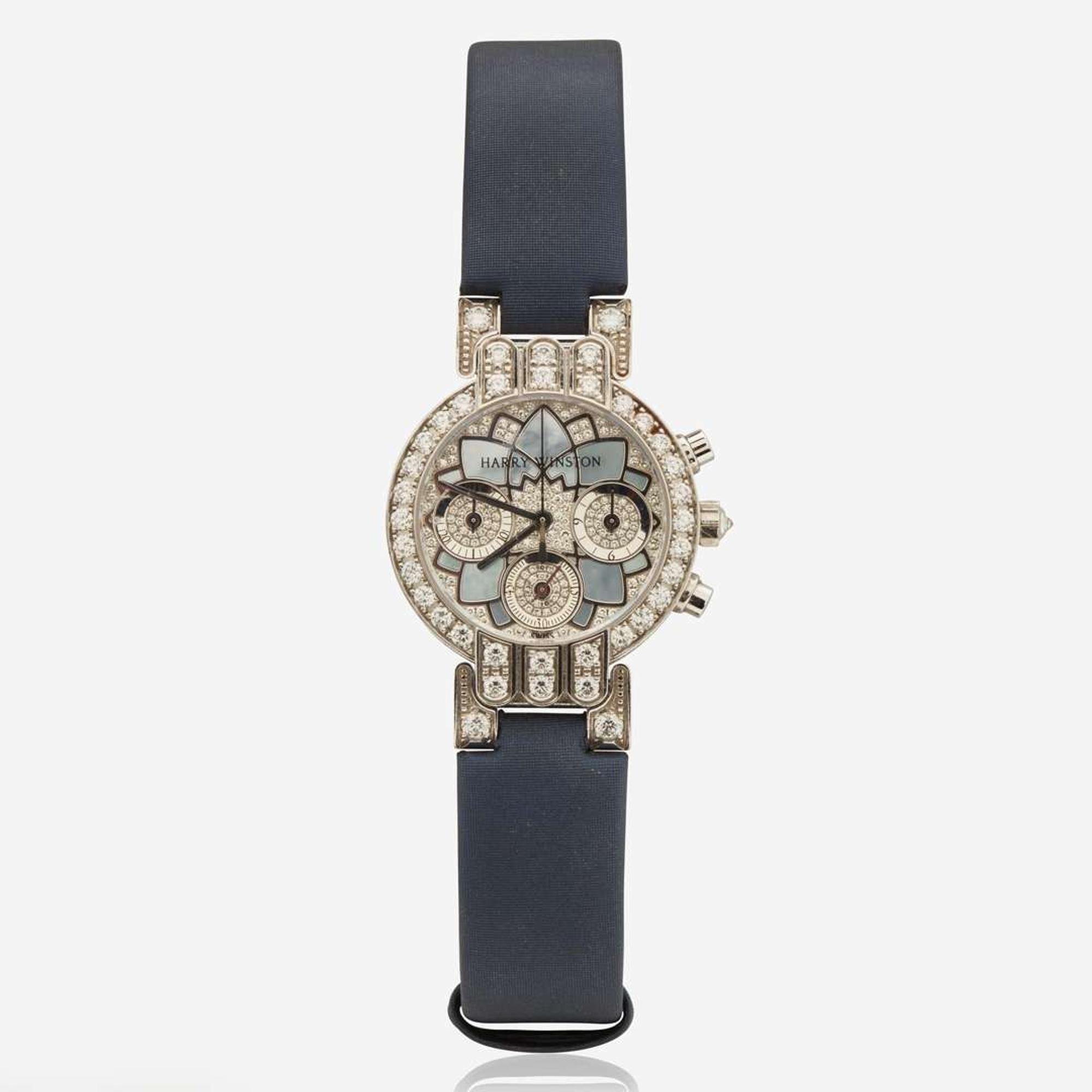 An 18K Harry Winston Premiere Chronograph