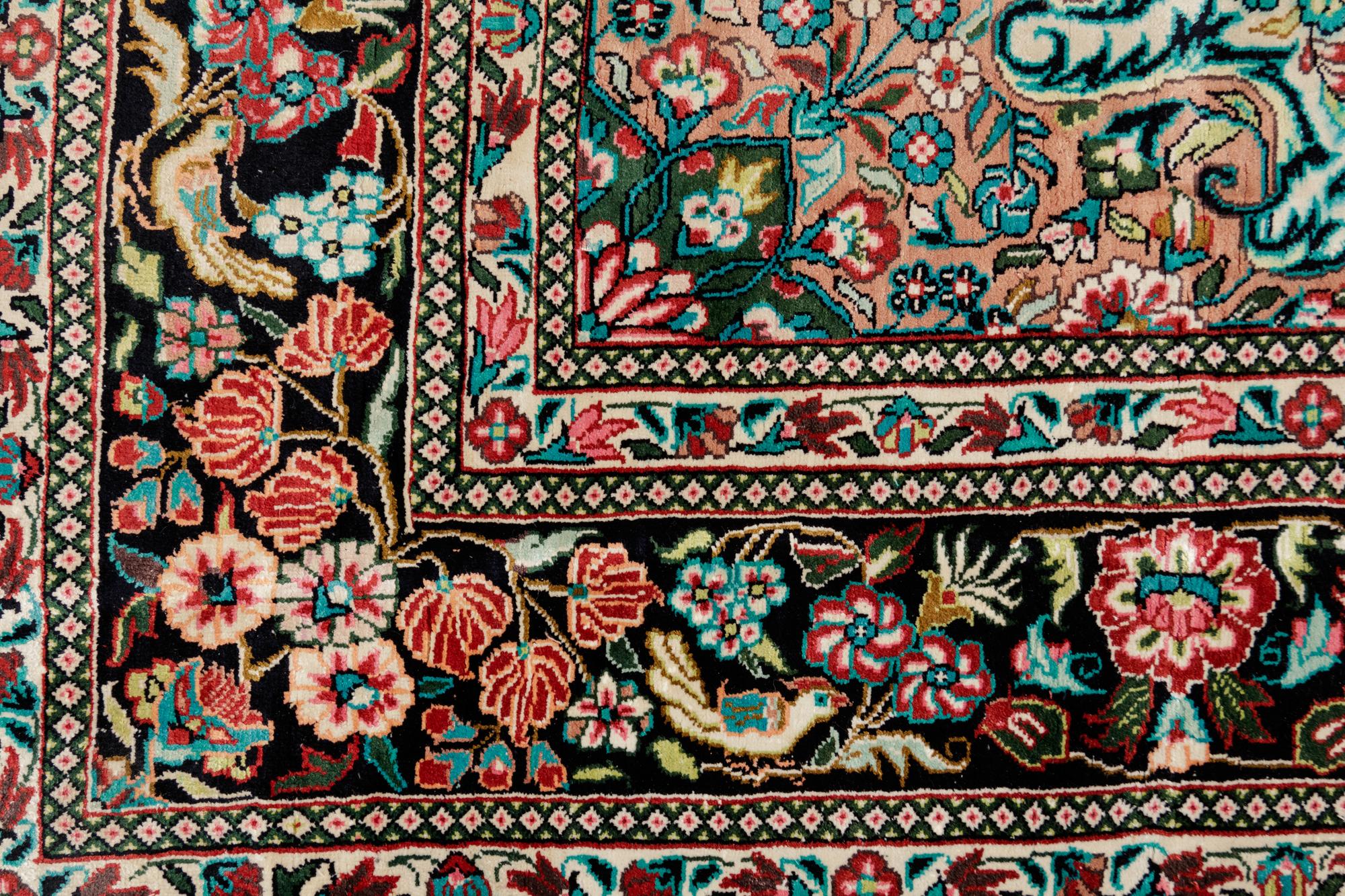 A Qum Silk Rug