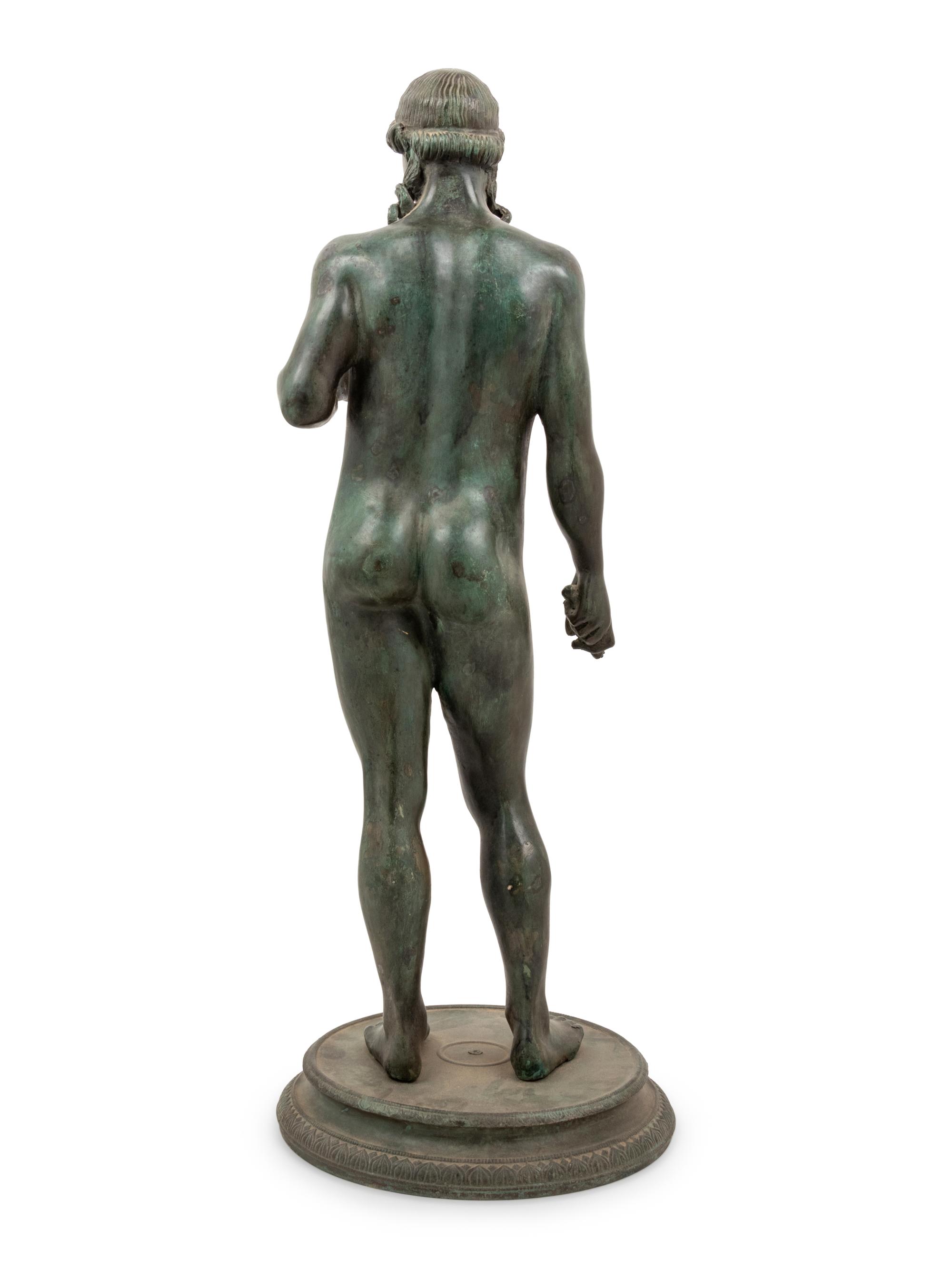 A Continental Bronze Figure After the Antique