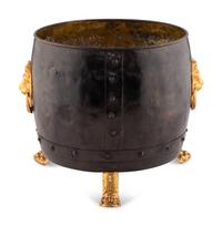 A Georgian Style Gilt Metal Mounted Jardiniere