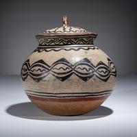 Tesuque Lidded Pottery Jar