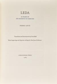 [Cheloniidae Press] Louys, Pierre. Leda In Praise of the Blessings of Darkness