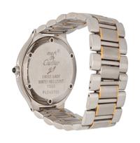CARTIER, STAINLESS STEEL AND YELLOW GOLD 'MUST DE CARTIER 21' WRISTWATCH