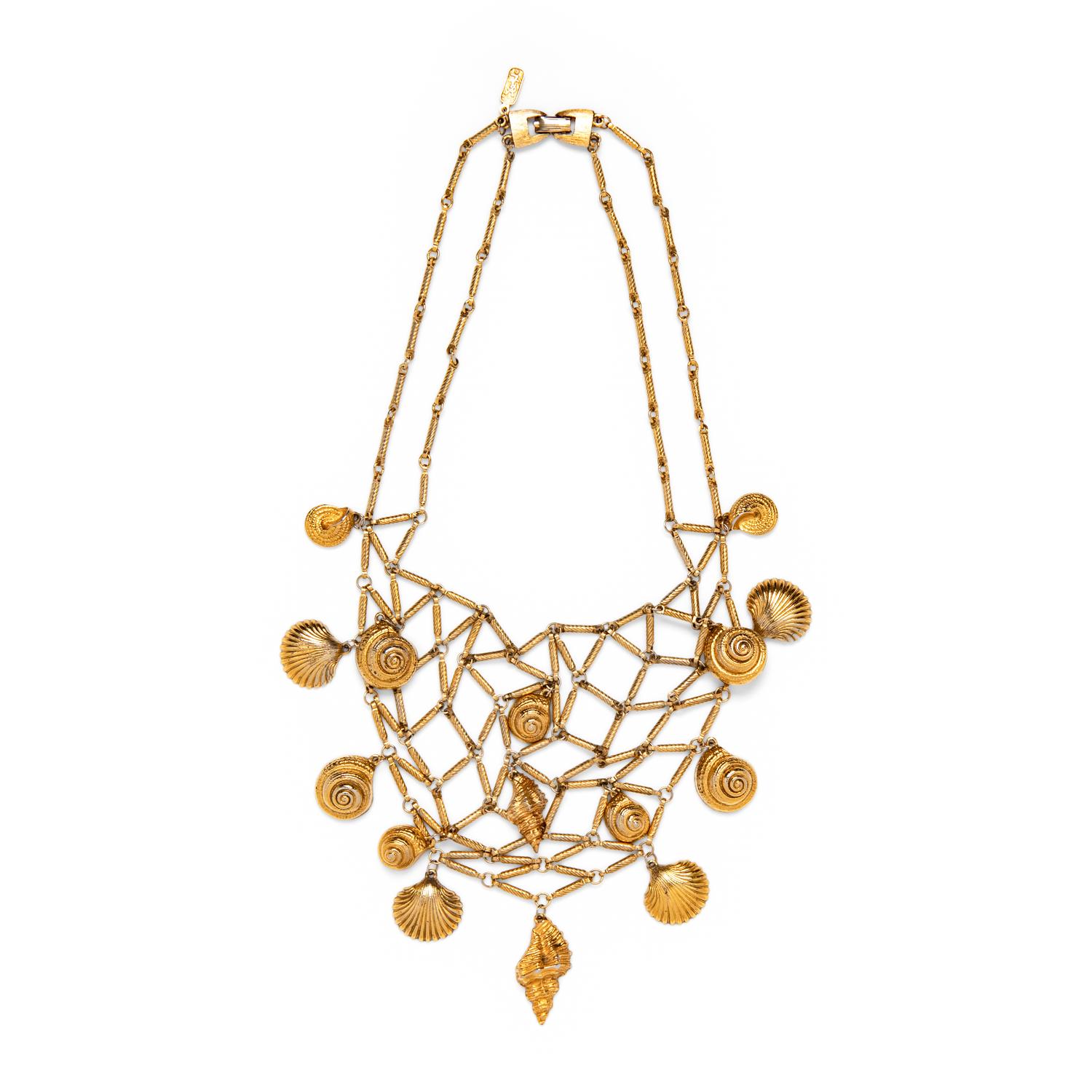 YVES SAINT LAURENT, SEASHELL NECKLACE