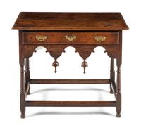 A William and Mary Oak Side Table