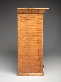 A Federal Tiger Maple Wall Cupboard