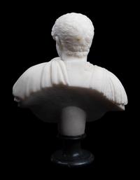 A Continental Marble Bust After the Antique