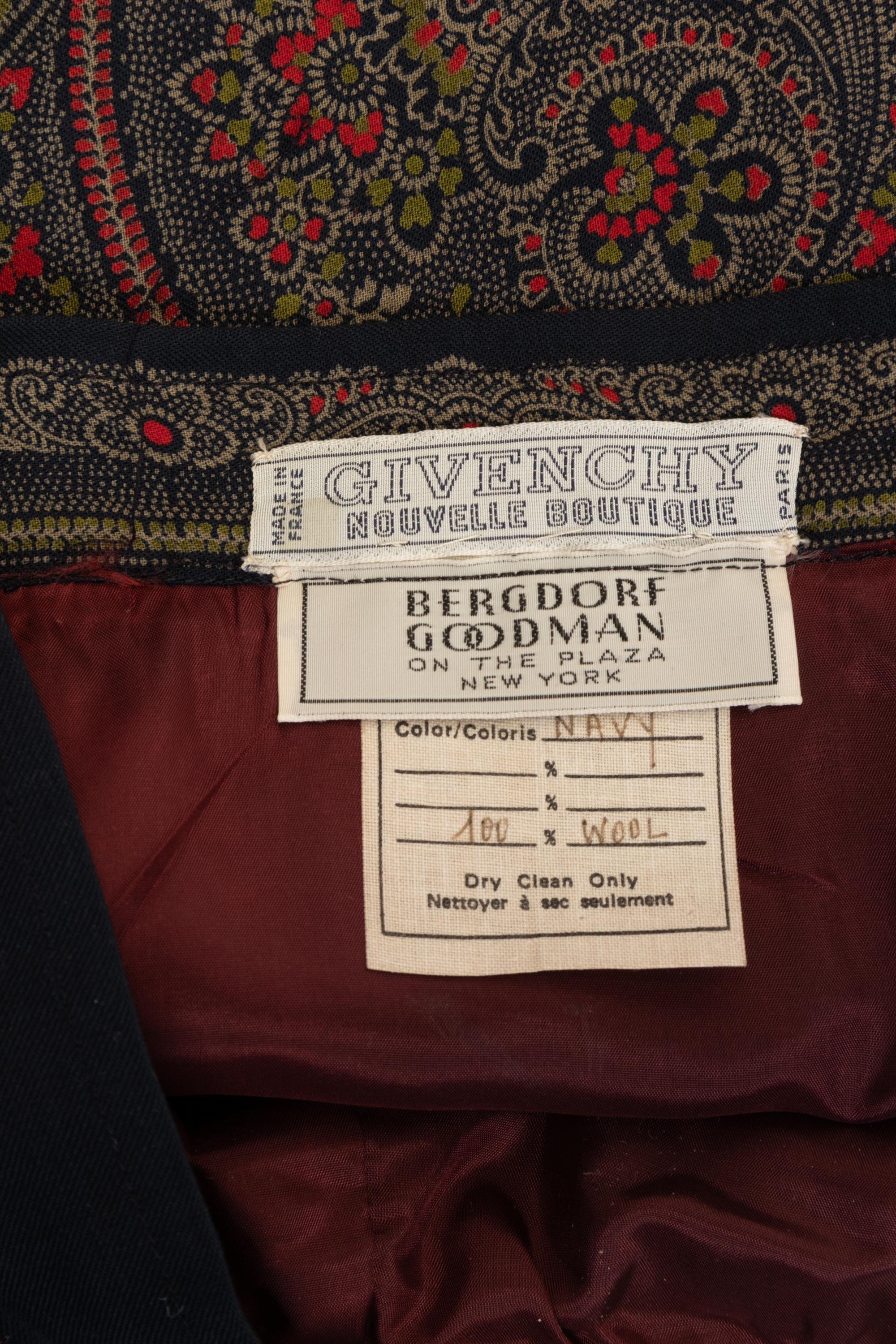Five Givenchy Separates: Three Skirts and Two Shirts, 1980-2000s