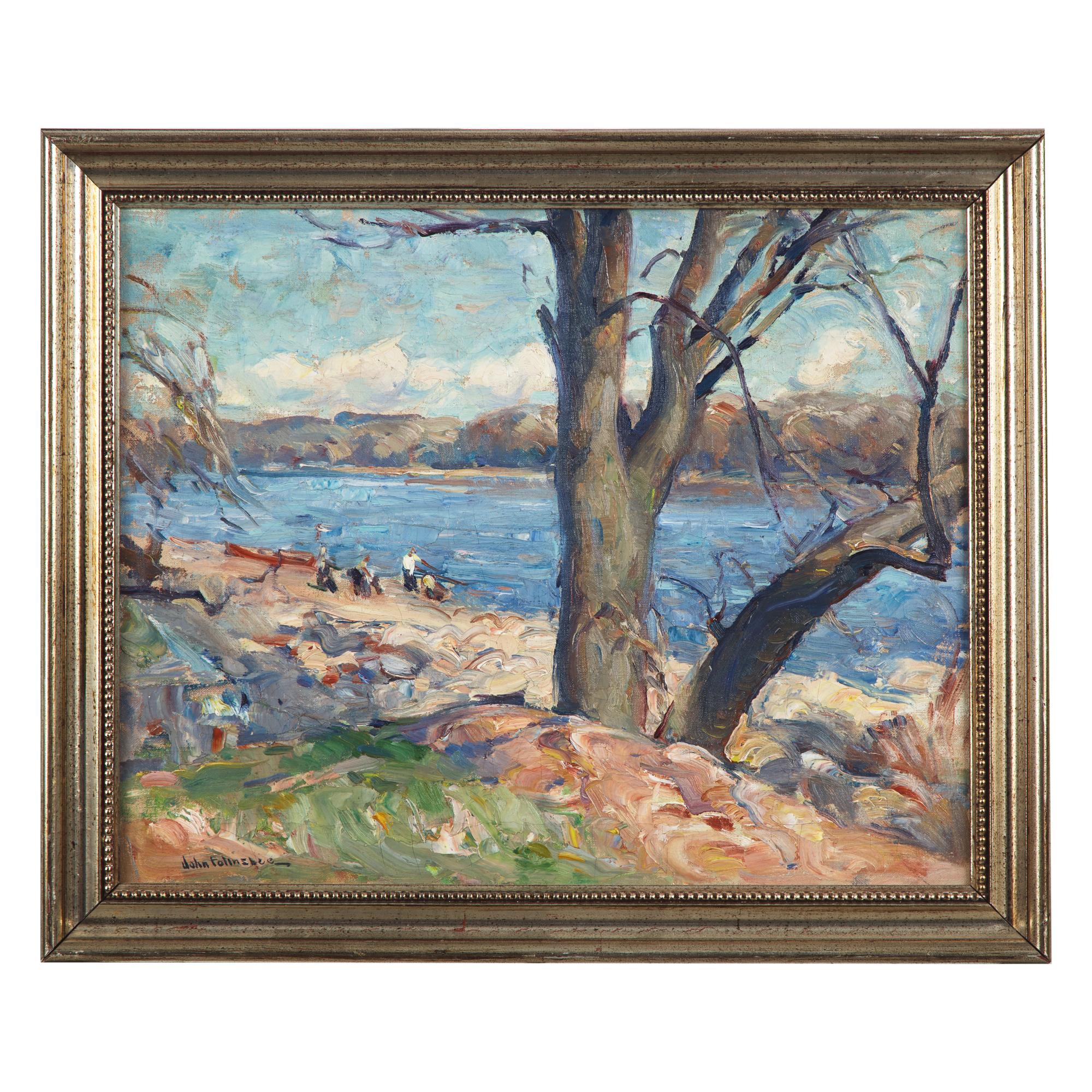 John Fulton Folinsbee (American, 1892-1972) — River Shad Fishermen