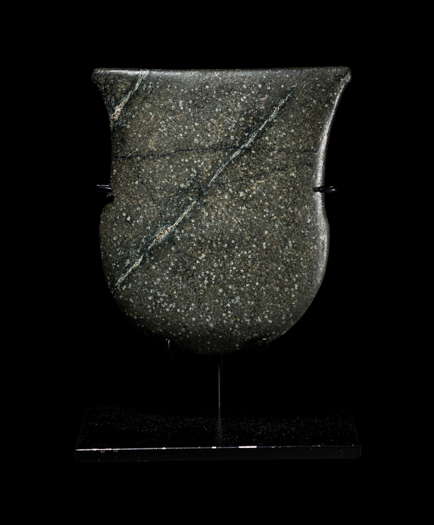 A Valdivian Green Stone Votive Axe