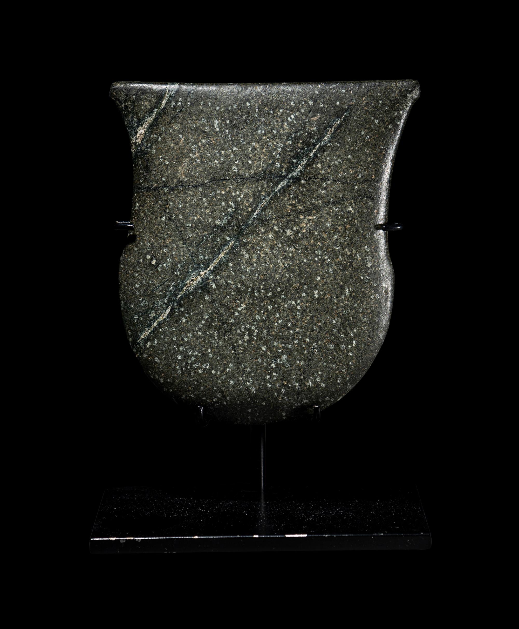 A Valdivian Green Stone Votive Axe