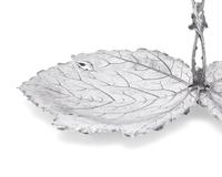 An American Silver Grape Dish