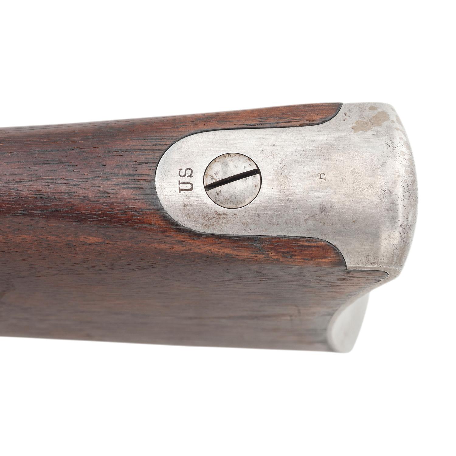 Rare US Model 1861 Contract Rifle Musket by Robinson with W.S. Roberts Stock Mark