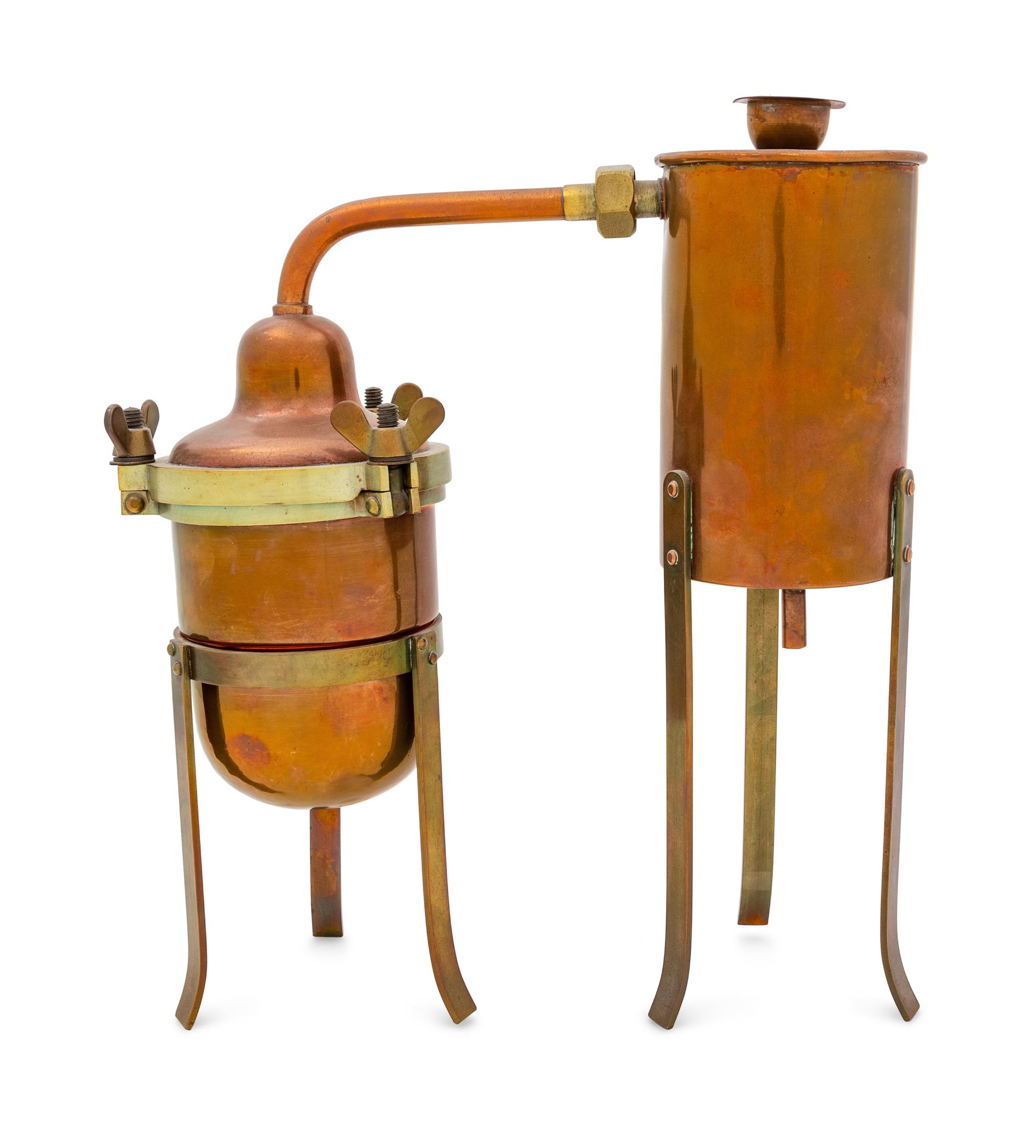 A Copper Alembic Still