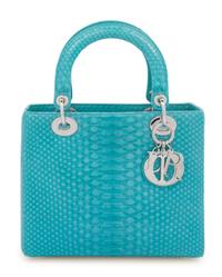 Christian Dior Light Blue Python Small Lady Dior Bag, 2011