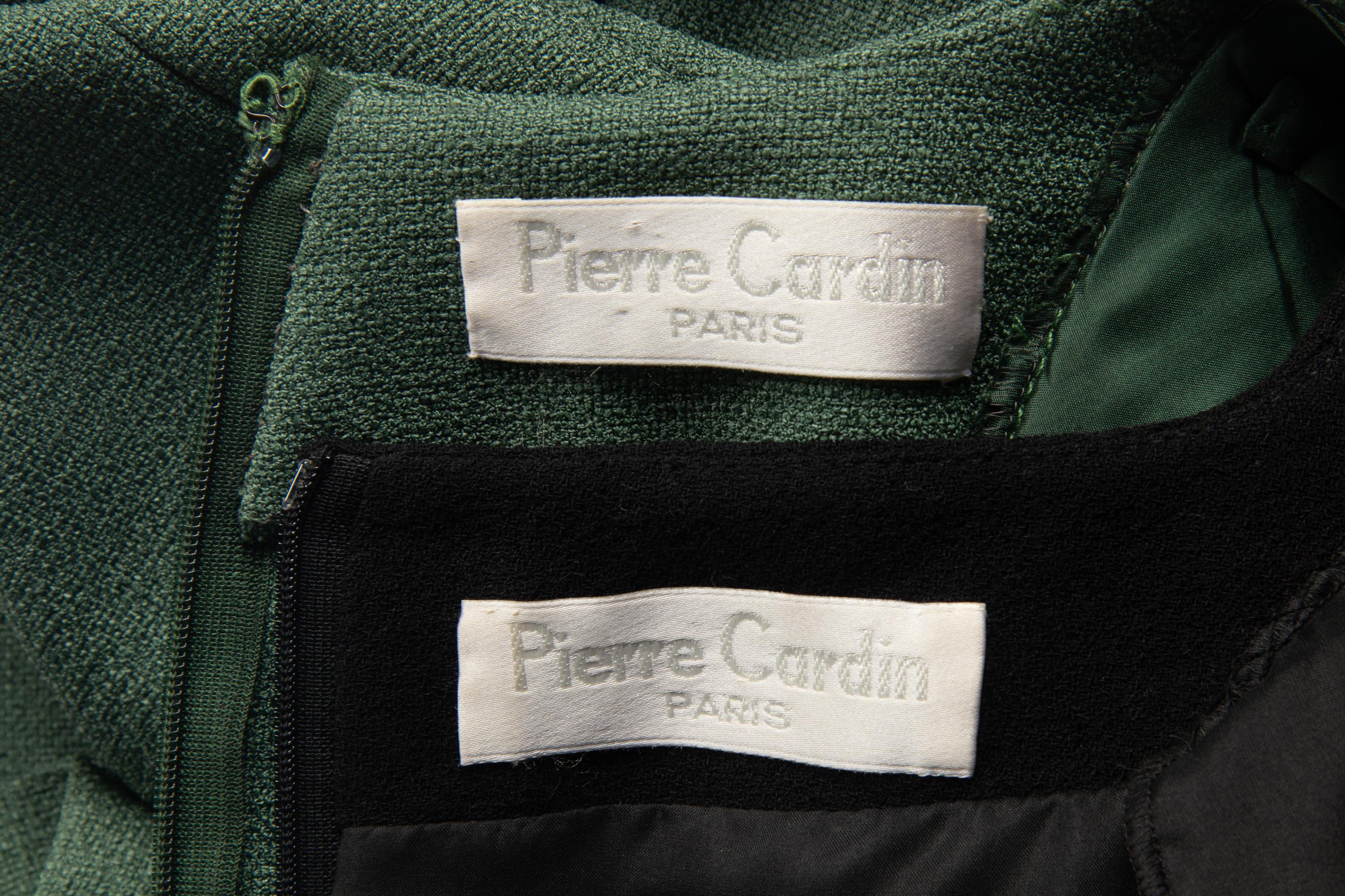Two Pierre Cardin Haute Couture Cutout Dresses