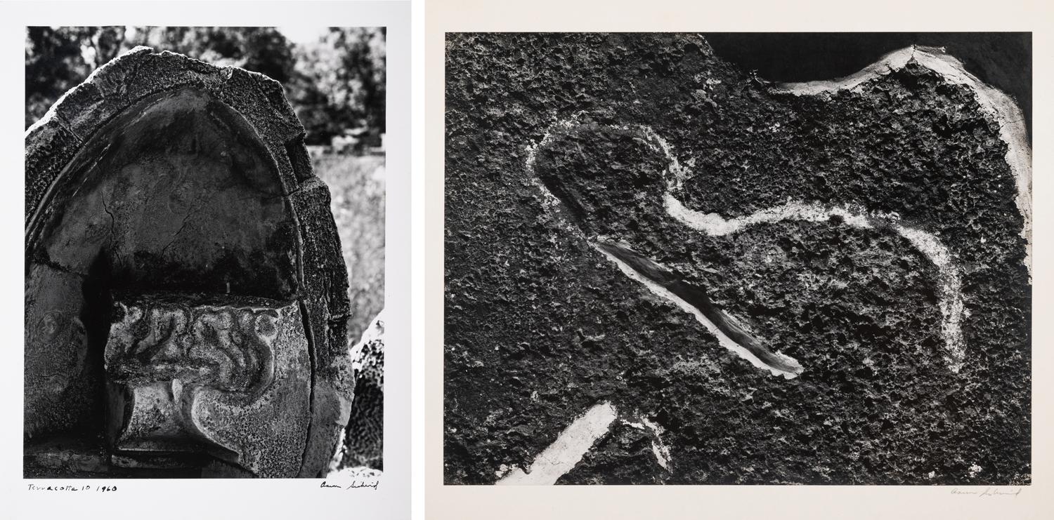 A Pair of Photographs ( Mexico , 1955 and Terracotta 10 , 1960)
