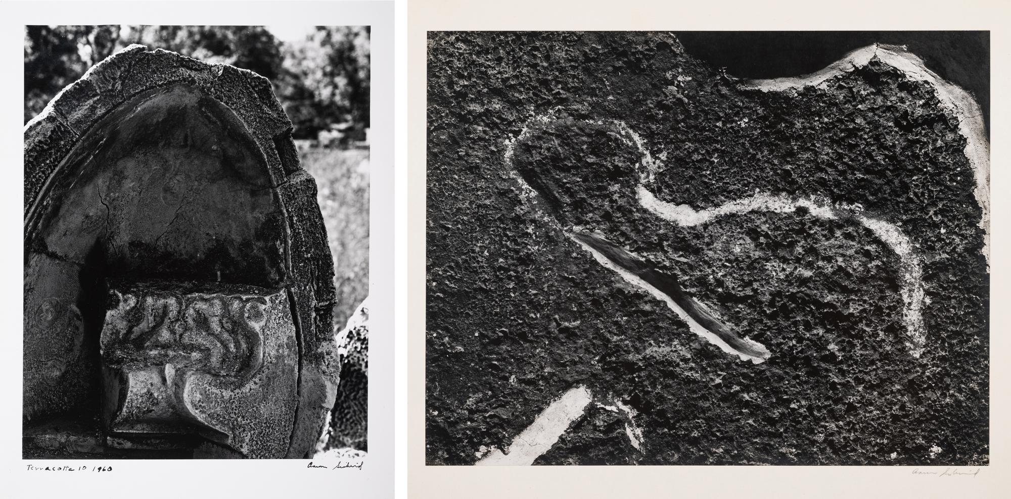 A Pair of Photographs ( Mexico , 1955 and Terracotta 10 , 1960)