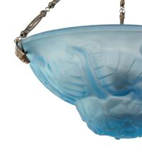 A Degue Frosted Glass Hanging Fixture