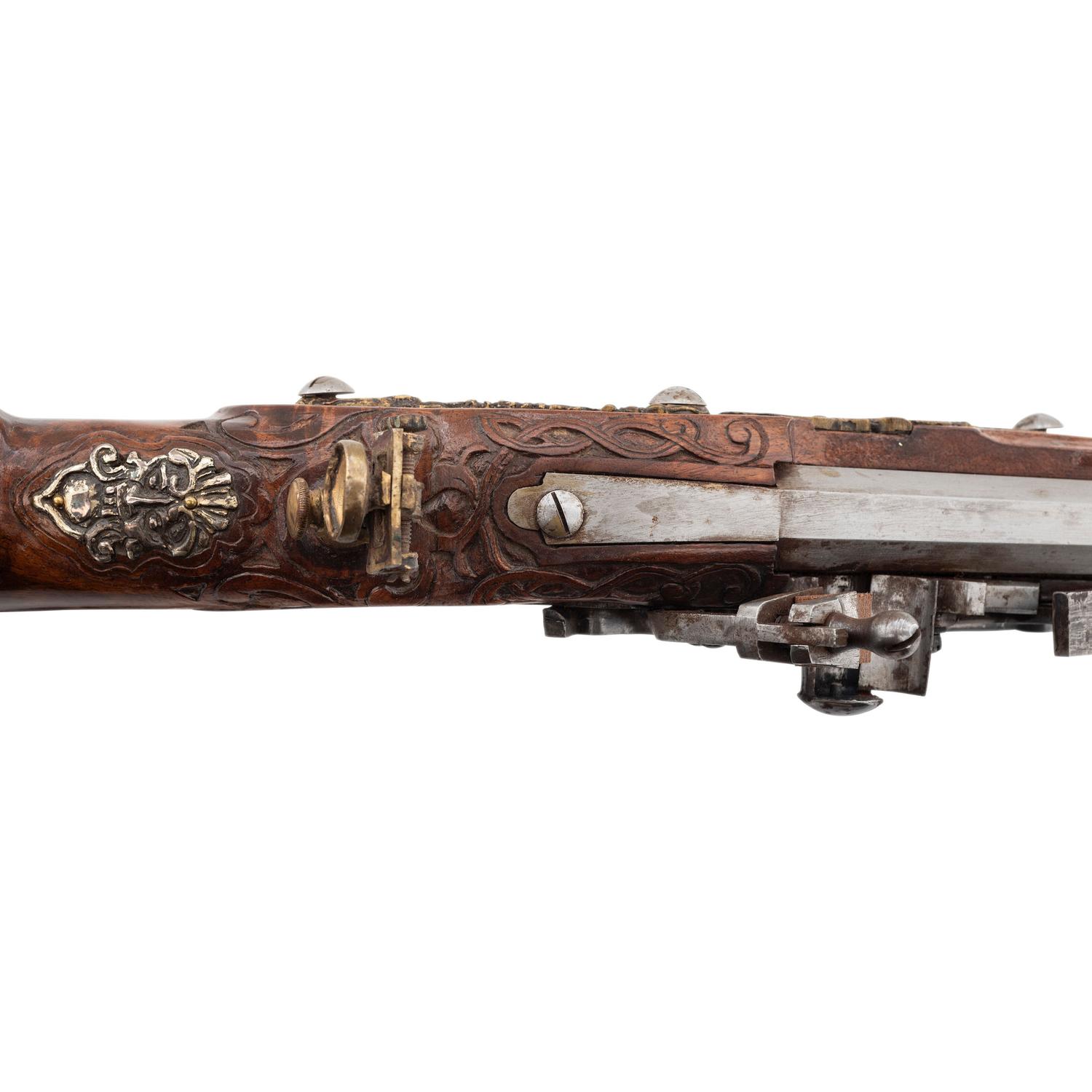 Contemporary Snaphance Rifle with Grotesque Motifs