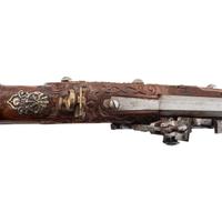 Contemporary Snaphance Rifle with Grotesque Motifs