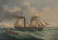 British Sail-Steam Brigantine Outward Bound