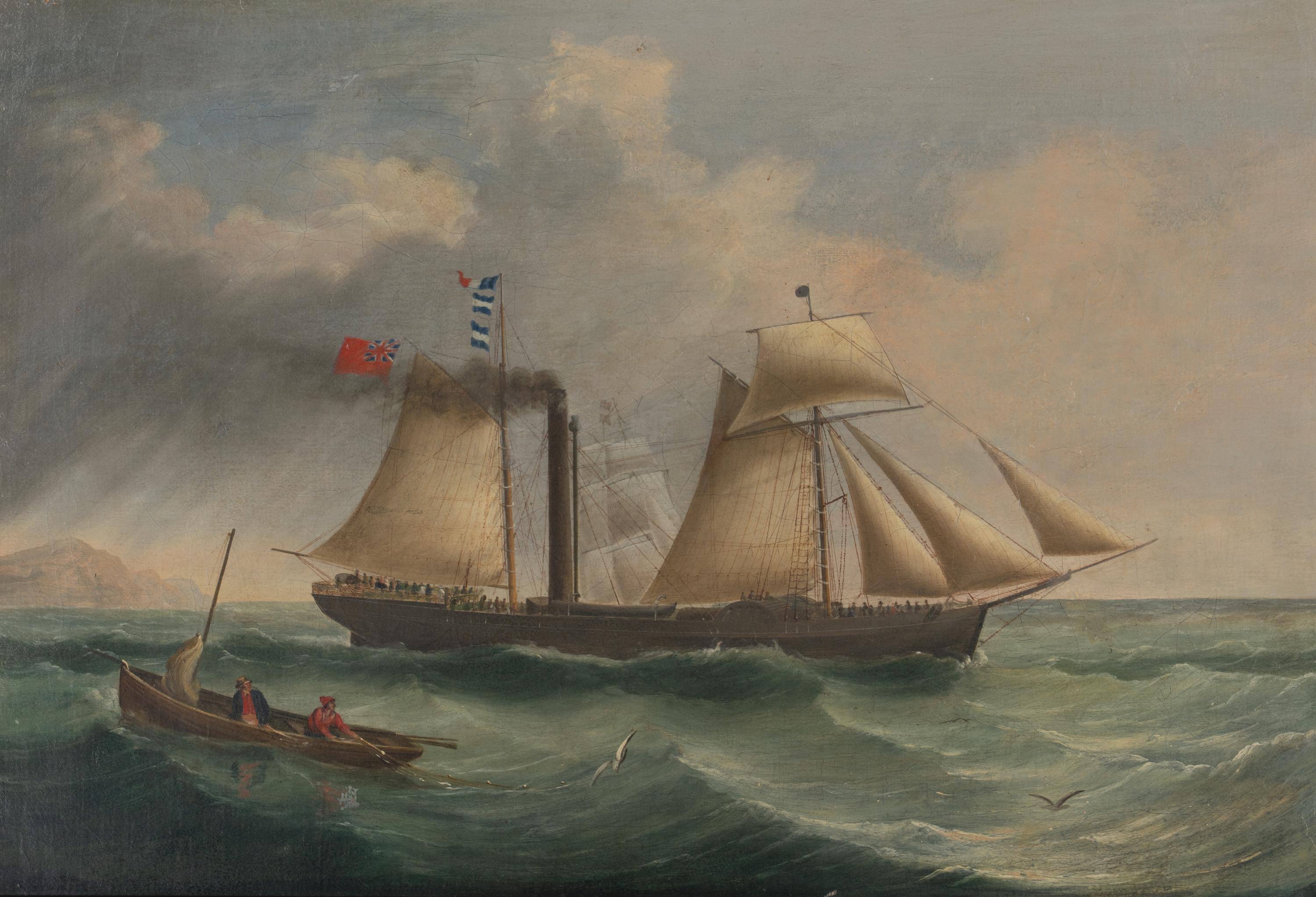 British Sail-Steam Brigantine Outward Bound