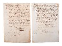 [SLAVERY & ABOLITION]. A group of 12 manumission documents for enslaved persons in Cuba. 1871-1879.