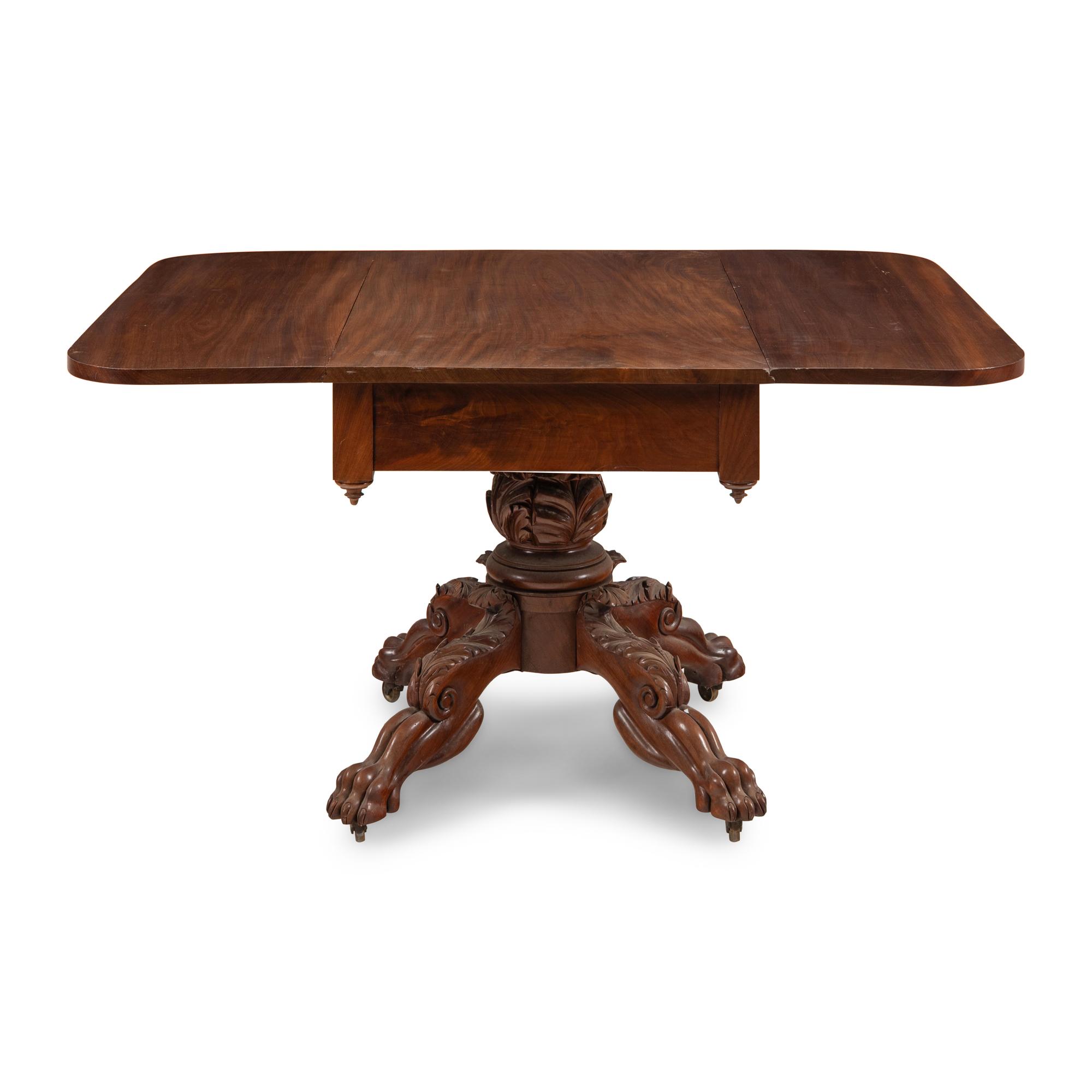 A Classical Mahogany Drop-Leaf Table