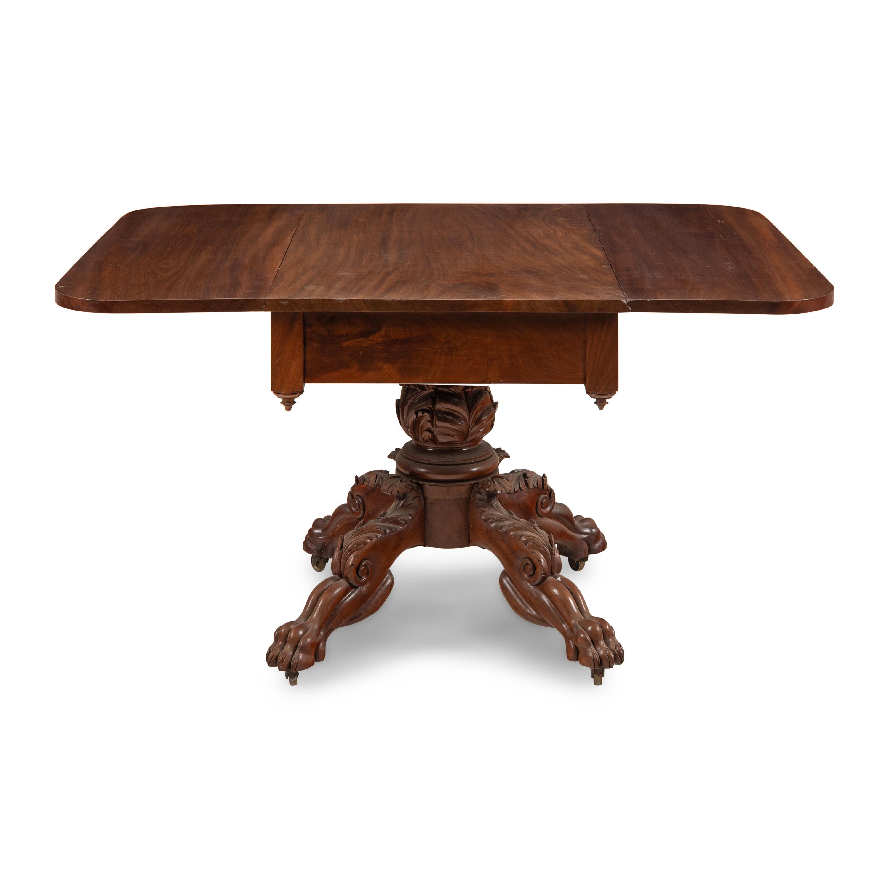 A Classical Mahogany Drop-Leaf Table