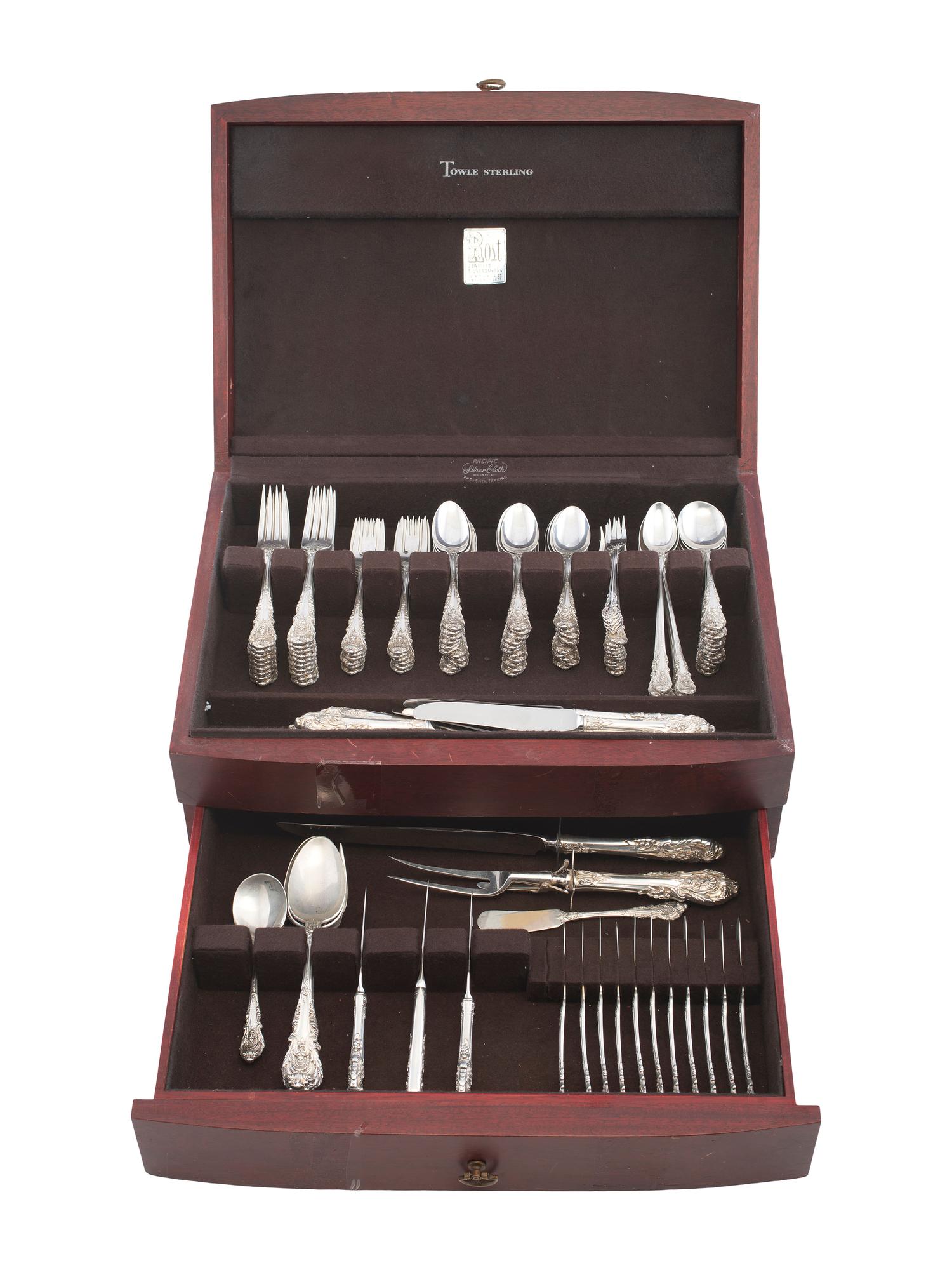 An American Silver Flatware Servce
