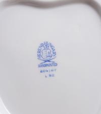 A Group of Herend Painted and Parcel Gilt Porcelain Dinnerware Articles