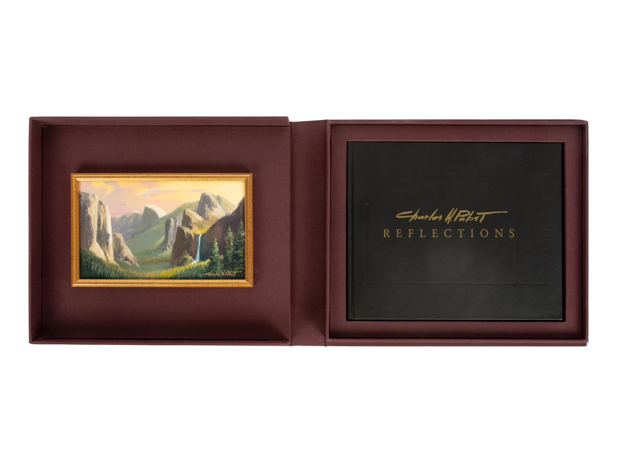 Book of Limited Edition Prints, Reflections , edition 33/100, together with Untitled Mountain Study