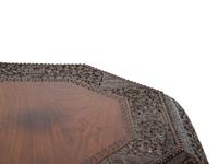 An Anglo-Indian Pierced and Carved Pedestal Table — LATE 19TH/EARLY 20TH CENTURY