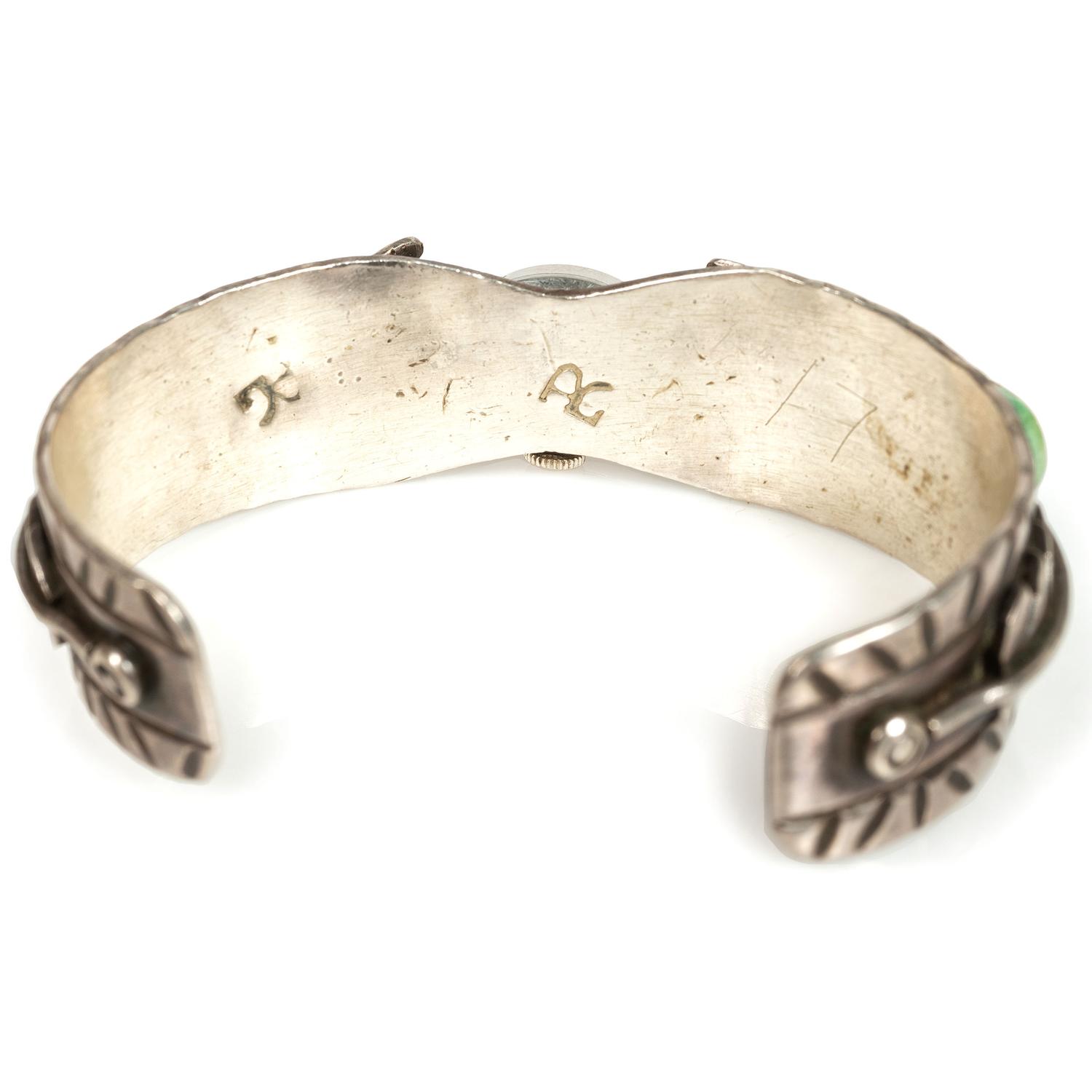 Navajo Silver and Turquoise Cuff Watch Bands