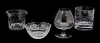 Four Miscellaneous Glass Articles Height of tallest 5 7/8 inches. — 20TH CENTURY