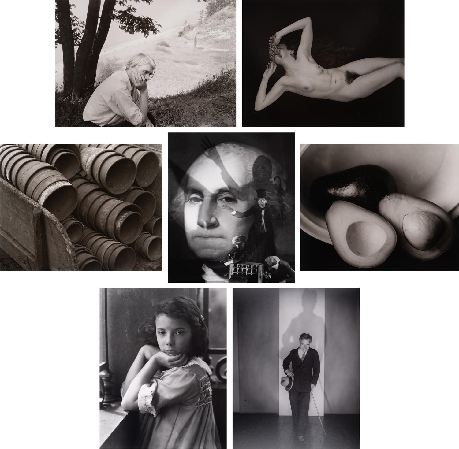 A group of twenty-one photographs (from Twenty-five Photographs printed by George Tice with labels signed by George Tice and Joanna Steichen)