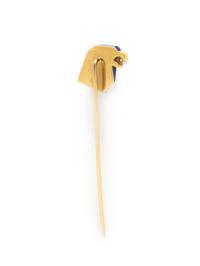 ASPREY, LAPIS LAZULI AND DIAMOND EAGLE'S HEAD STICK PIN