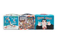 A Group of Six Themed Lunch Boxes