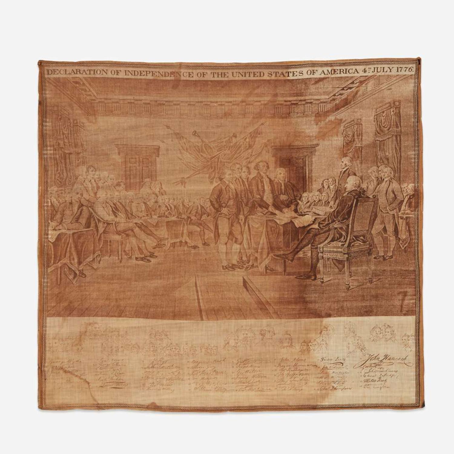 [Americana] [Declaration of Independence] After John Trumbull and Asher B. Durand Declaration of Independence of the United States of America 4th, July 1776.