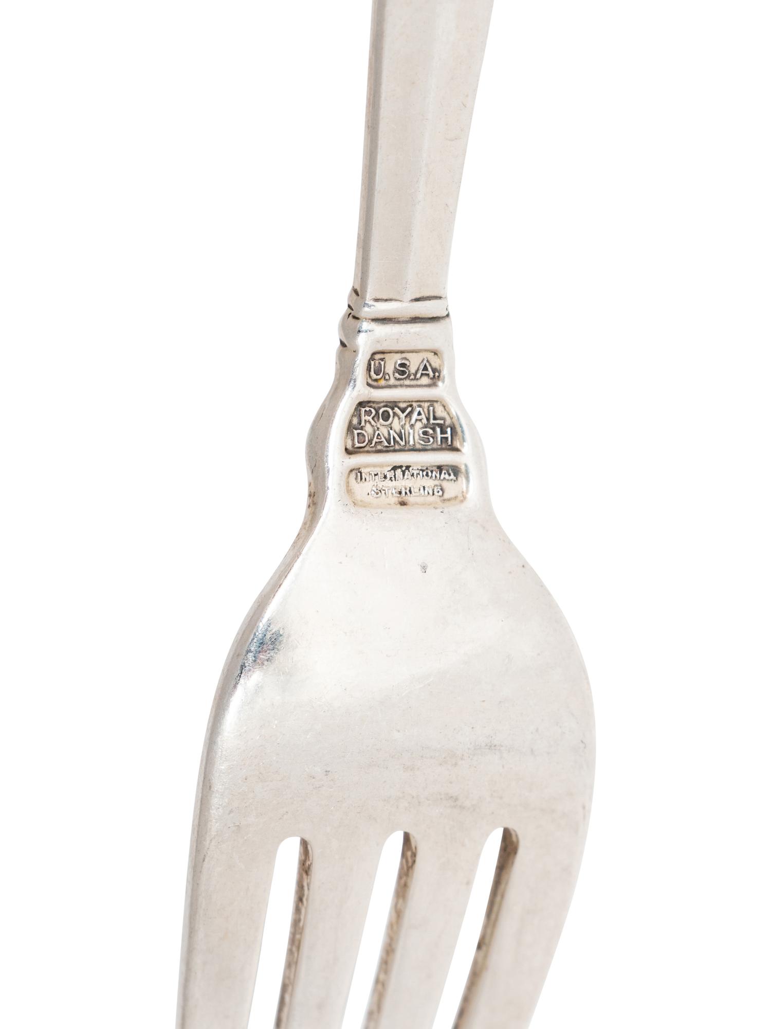An American Silver Flatware Service