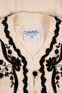 Chanel Embellished Crepe Jacket, 1980-90s