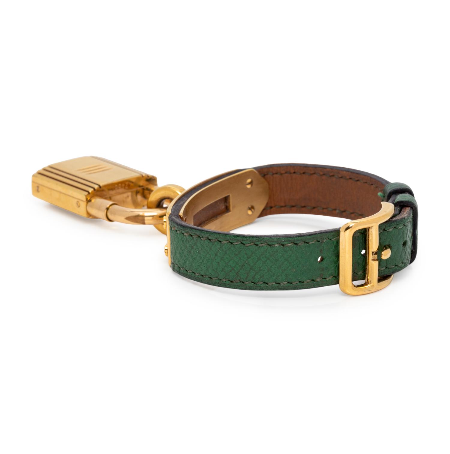 HERMÈS, GOLD-PLATED 'KELLY' WRISTWATCH