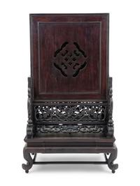 A Hardwood Mantel Clock