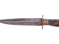 Civil War J.D. Chevalier California Bowie knife and sheath.