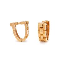 CARTIER, YELLOW GOLD AND DIAMOND 'MAILLON PANTHÈRE' CUFFLINKS