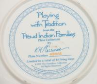 Playing with Tradition, together with matching decorative plate