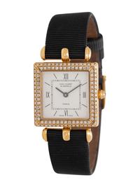 VAN CLEEF & ARPELS, 18K YELLOW GOLD AND DIAMOND 'CLASSIQUE' WATCH